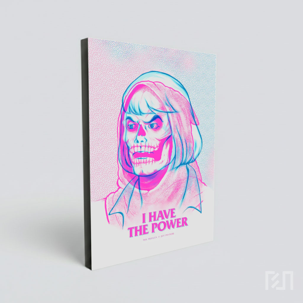 Poster Seni Pop Skeletor I Have The Power