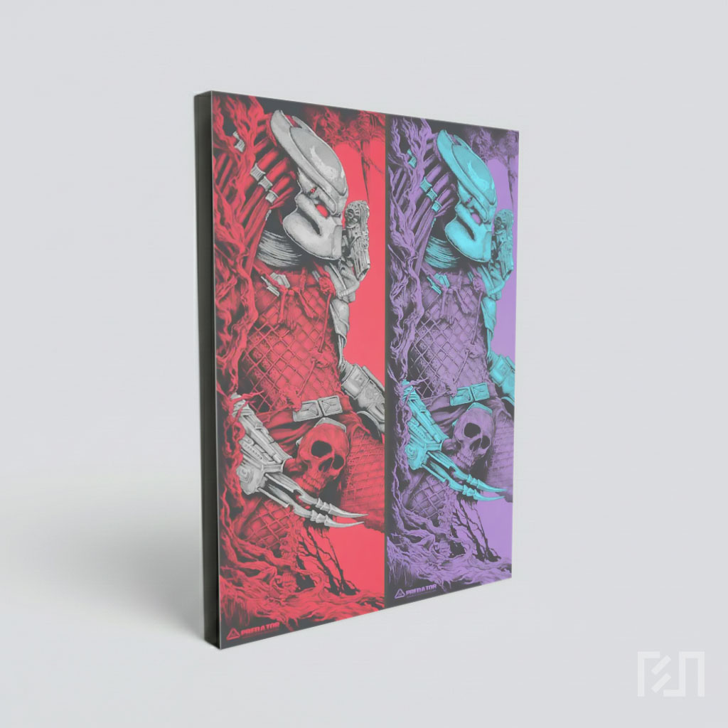 Poster Seni Predator Alien Sci-Fi