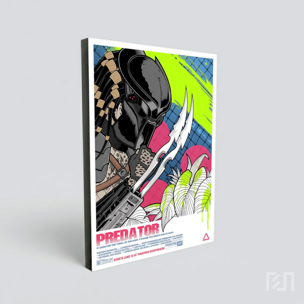 Poster Seni Predator Sci-Fi