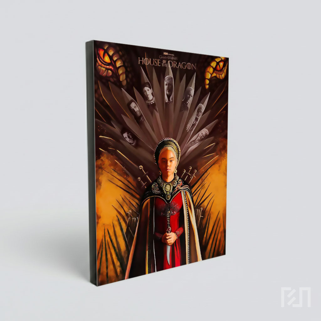 Poster Seni Ratu Rhaenyra Targaryen House of the Dragon