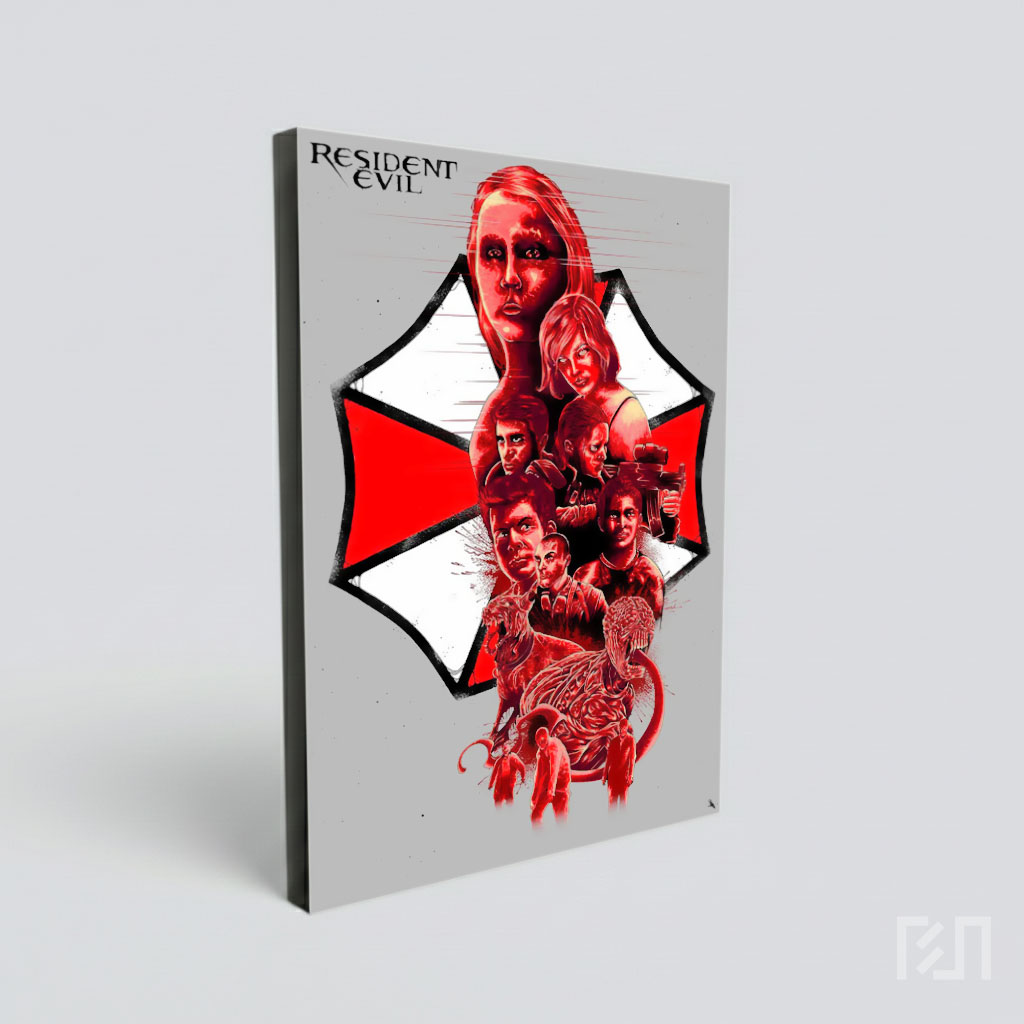 Poster Seni Resident Evil Umbrella Corporation