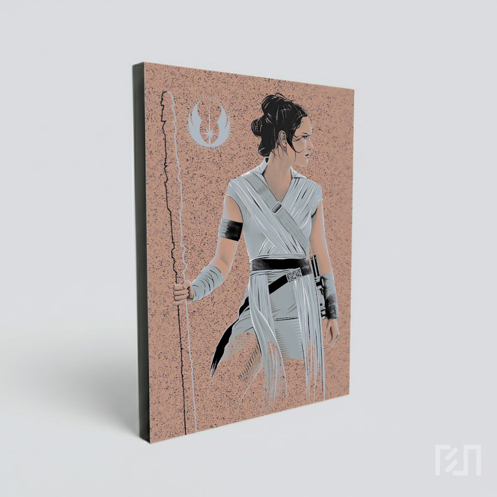 Poster Seni Rey Star Wars