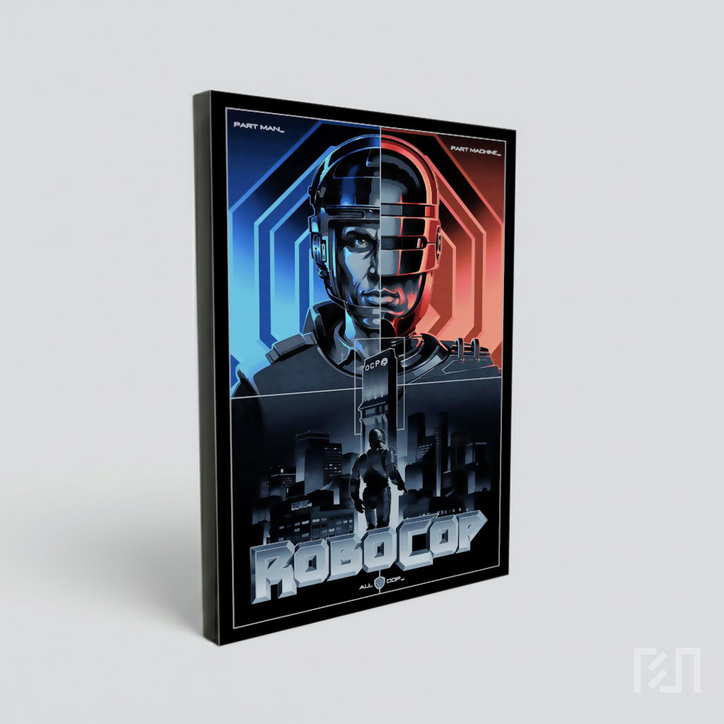 Poster Seni RoboCop: Alex Murphy dan Cyborg