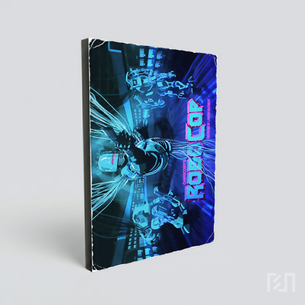 Poster Seni RoboCop Omnicorp Sci-Fi