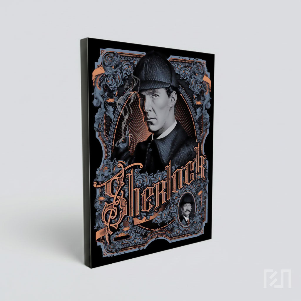 Poster Seni Sherlock Holmes Benedict Cumberbatch