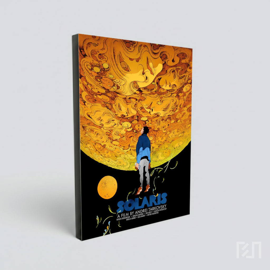 Poster Seni Solaris: Ilustrasi Fiksi Ilmiah