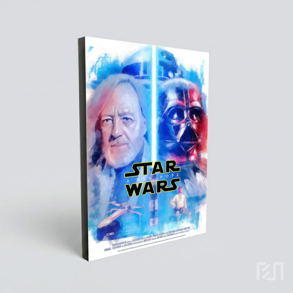 Poster Seni Star Wars Episode IV A New Hope