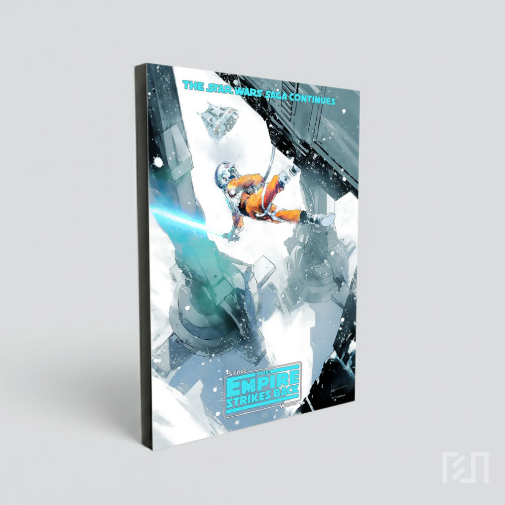 Poster Seni Star Wars Luke Skywalker di Hoth