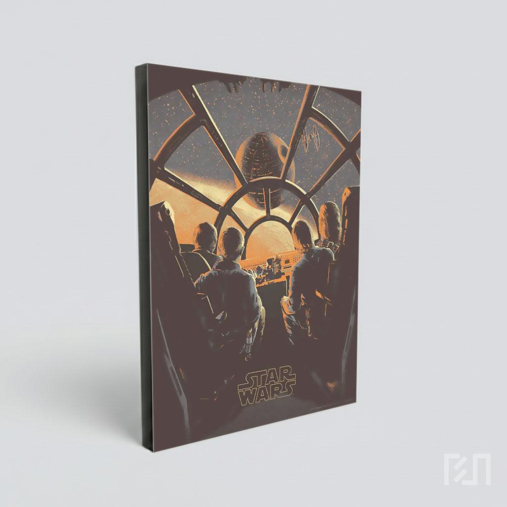 Poster Seni Star Wars Millennium Falcon