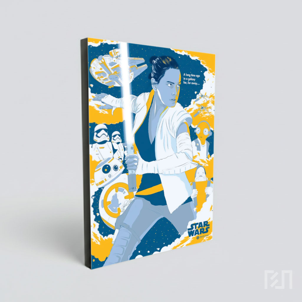 Poster Seni Star Wars Rey