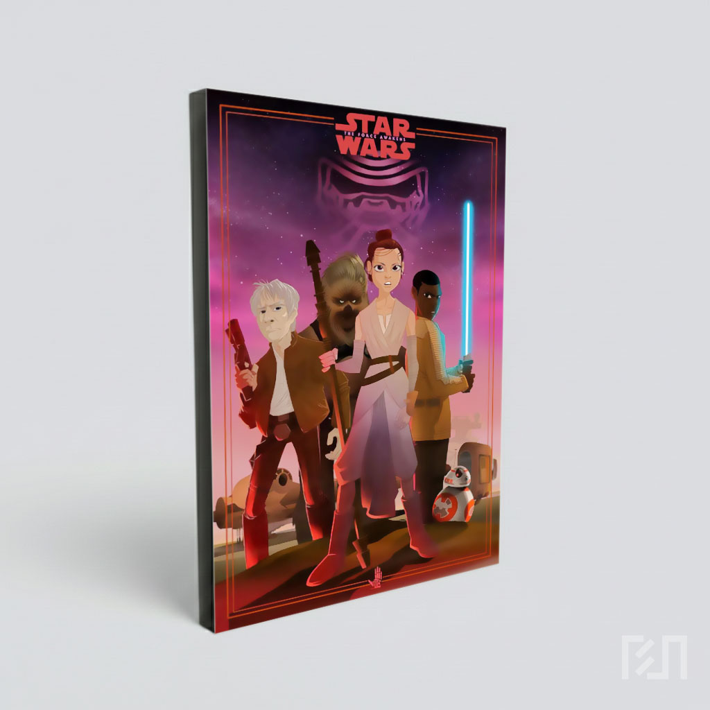 Poster Seni Star Wars The Force Awakens