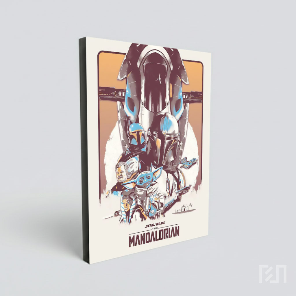 Poster Seni Star Wars The Mandalorian