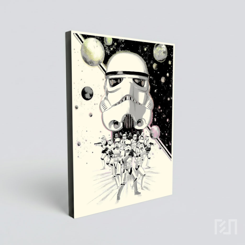 Poster Seni Stormtrooper Star Wars