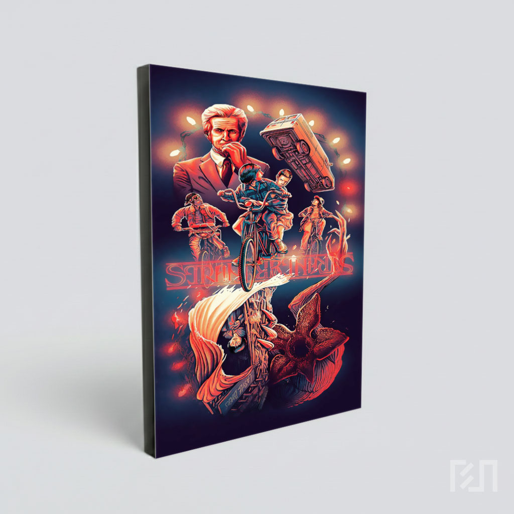 Poster Seni Stranger Things
