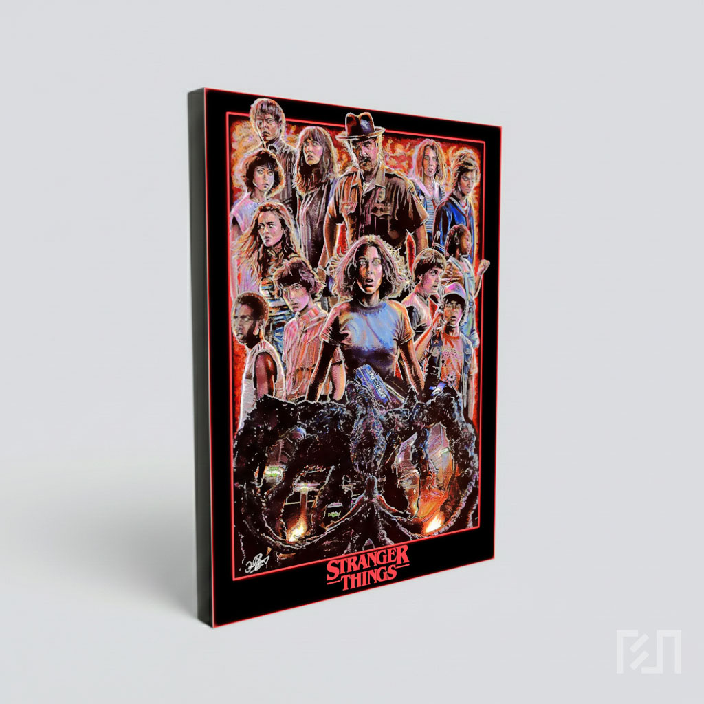 Poster Seni Stranger Things Musim 3
