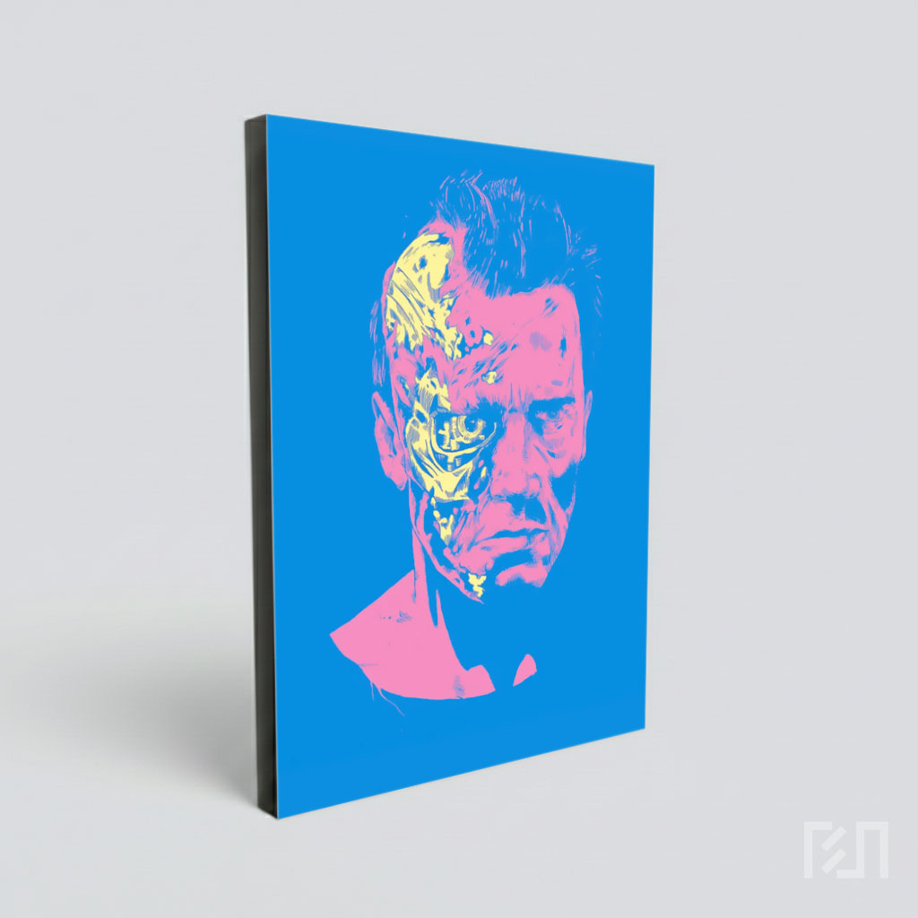 Poster Seni Terminator Cybernetic