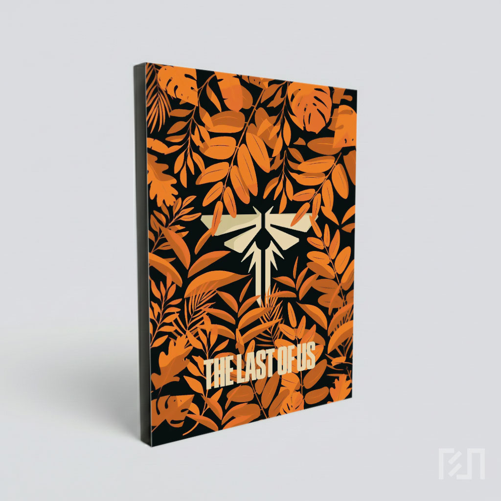 Poster Seni The Last of Us dengan Simbol Fireflies