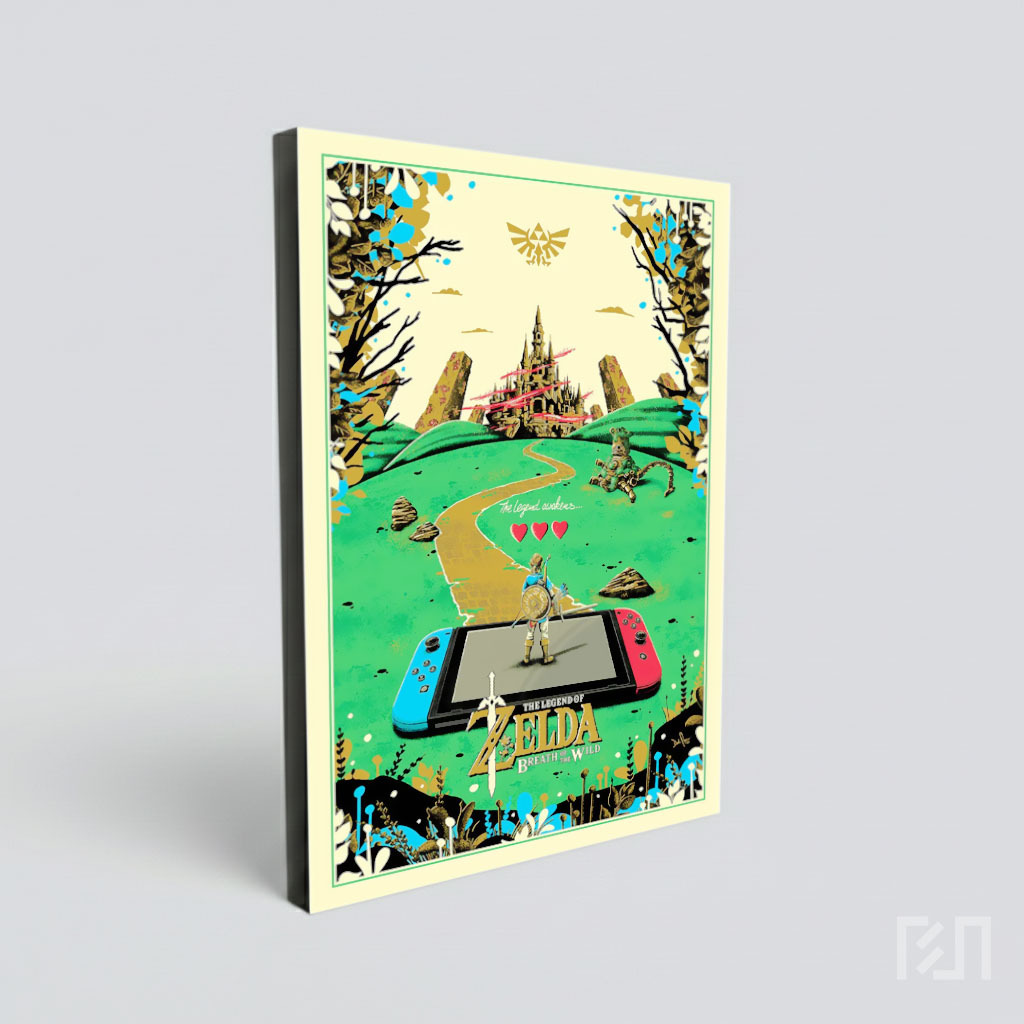 Poster Seni The Legend of Zelda: Breath of the Wild