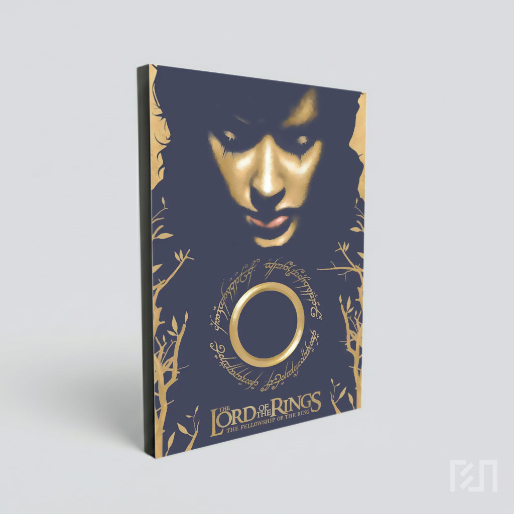 Poster Seni The Lord of the Rings Cincin Emas