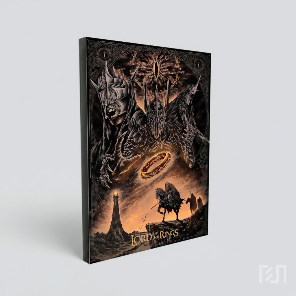 Poster Seni The Lord of the Rings: Sauron dan Cincin