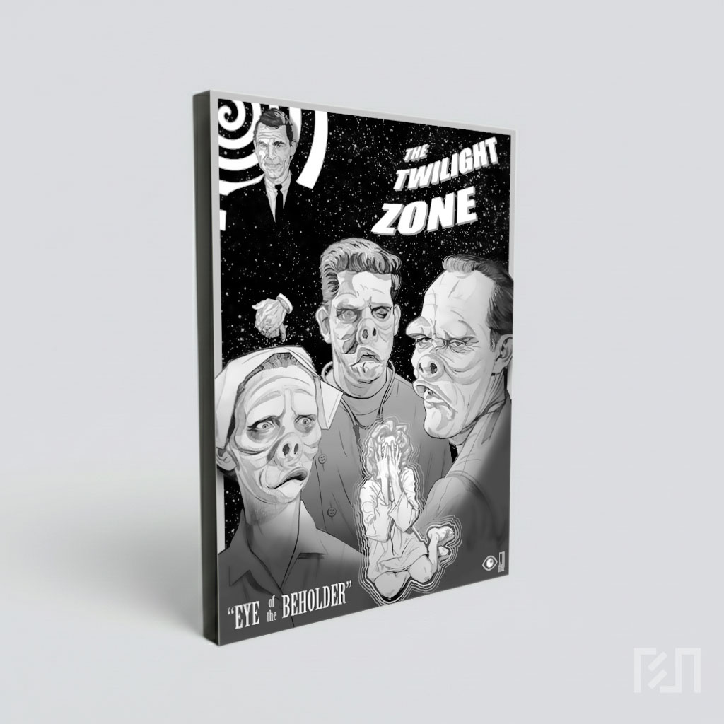 Poster Seni The Twilight Zone Eye of the Beholder