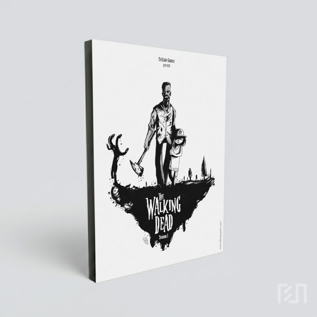 Poster Seni The Walking Dead Telltale Game
