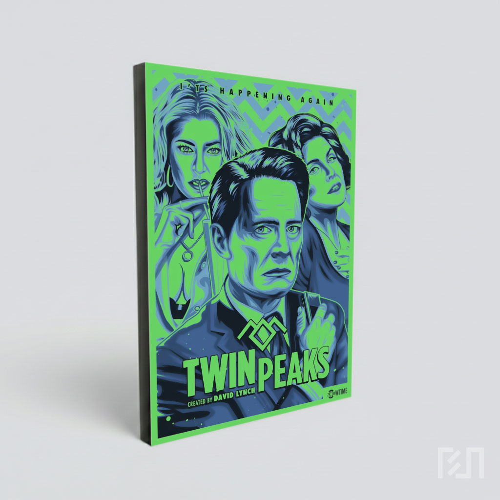 Poster Seni Twin Peaks: Dale Cooper dan Karakter Ikonik