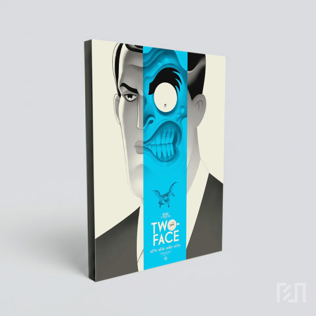 Poster Seni Two-Face Batman: The Animated Series
