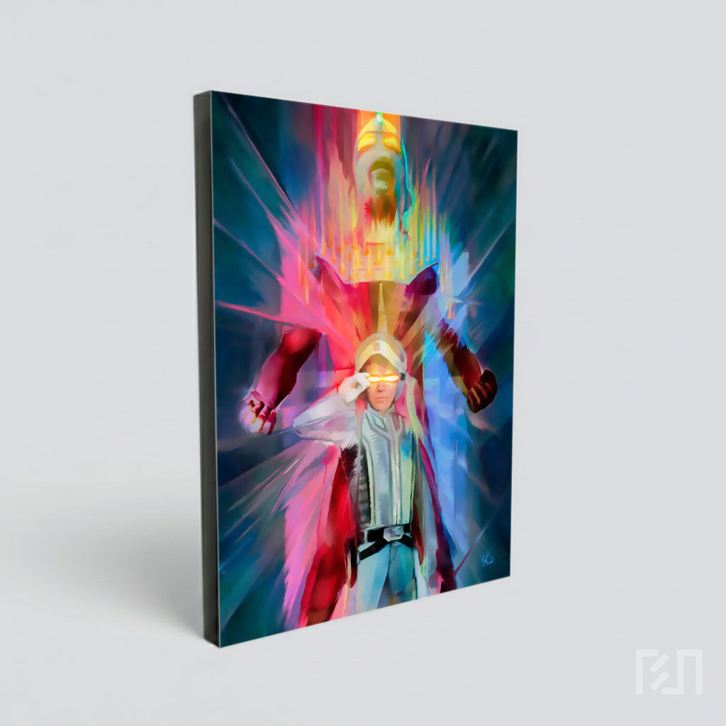 Poster Seni Ultraseven dan Dan Moroboshi