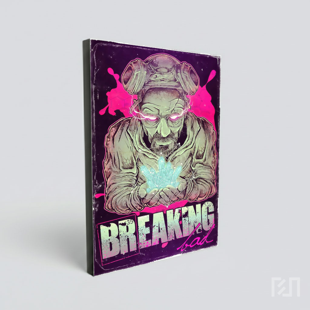 Poster Seni Walter White Breaking Bad