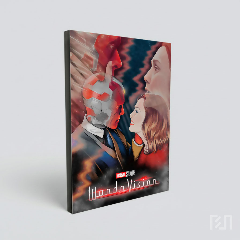 Poster Seni WandaVision Marvel Studios