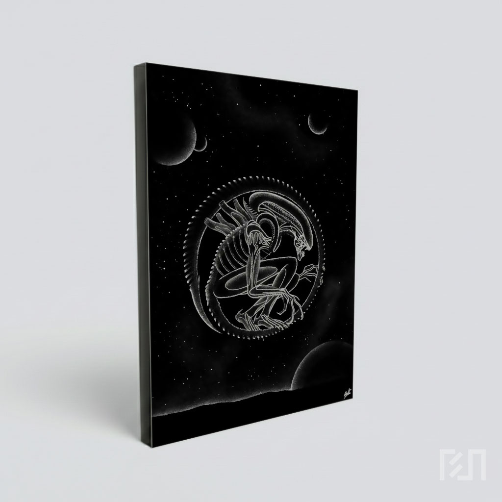 Poster Seni Xenomorph Alien Film Sci-Fi