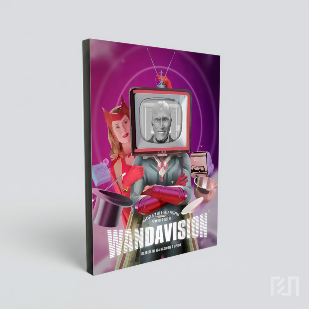Poster Seri Marvel WandaVision