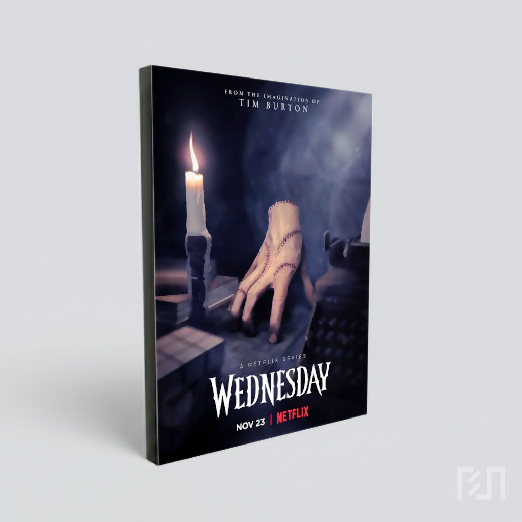 Poster Seri Netflix Wednesday