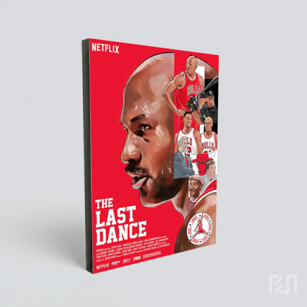 Poster Serial Dokumenter The Last Dance Michael Jordan