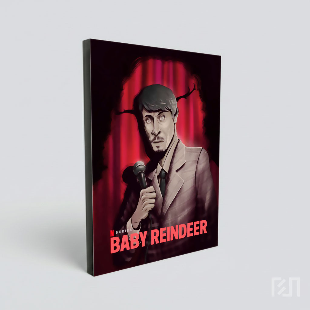 Poster Serial Netflix Baby Reindeer