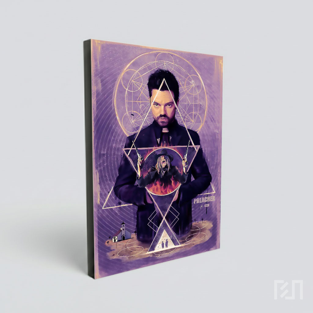 Poster Serial TV Preacher AMC