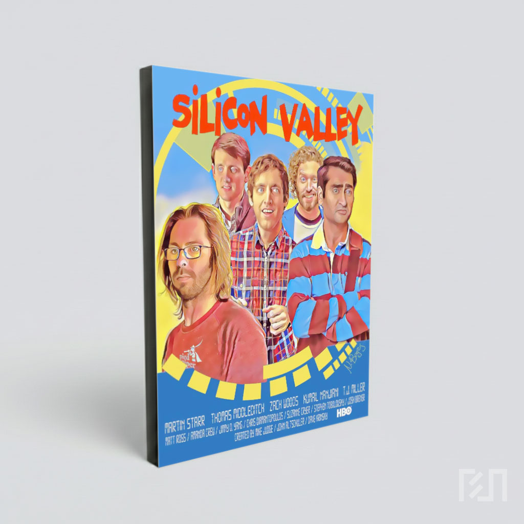 Poster Serial TV Silicon Valley