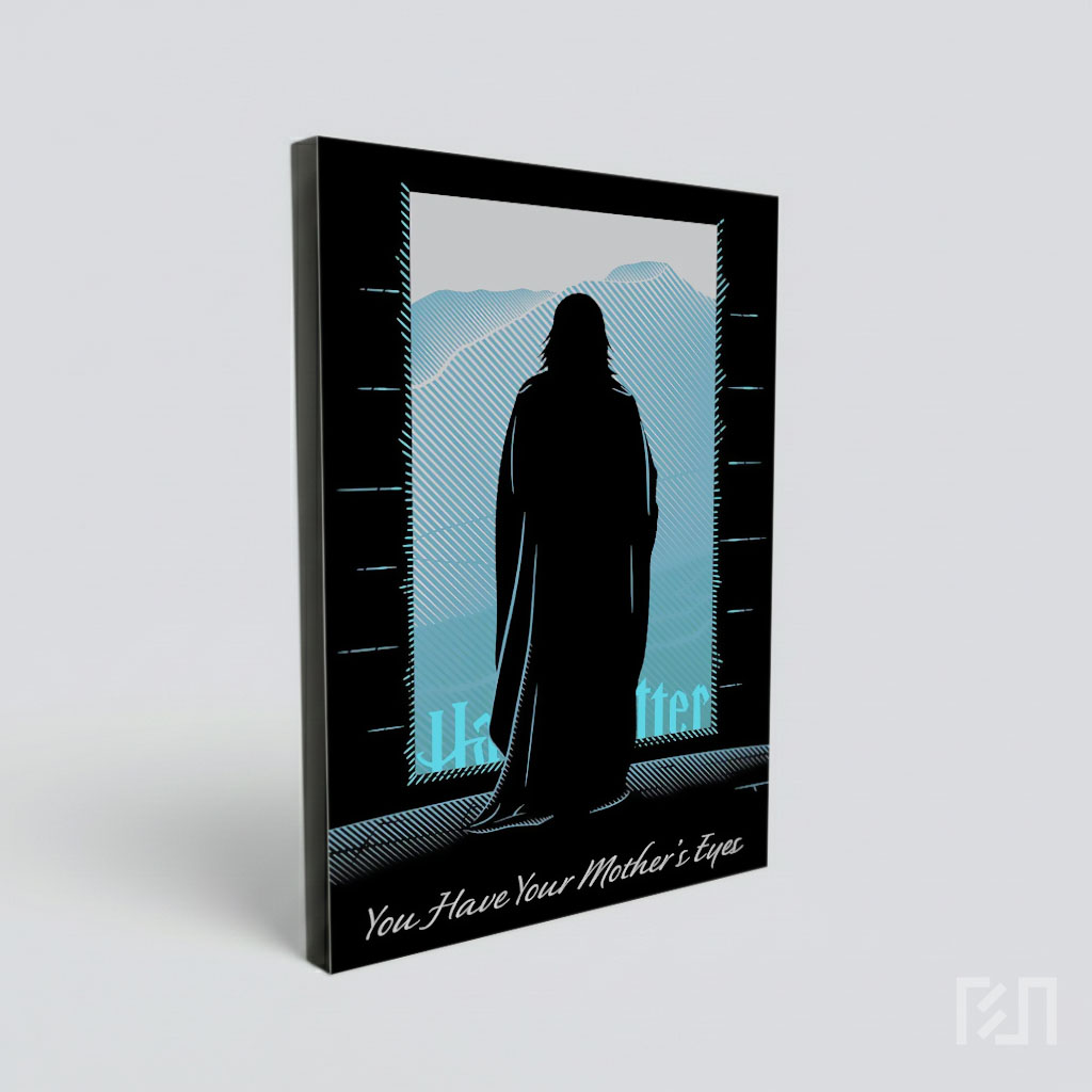 Poster Siluet Severus Snape Harry Potter
