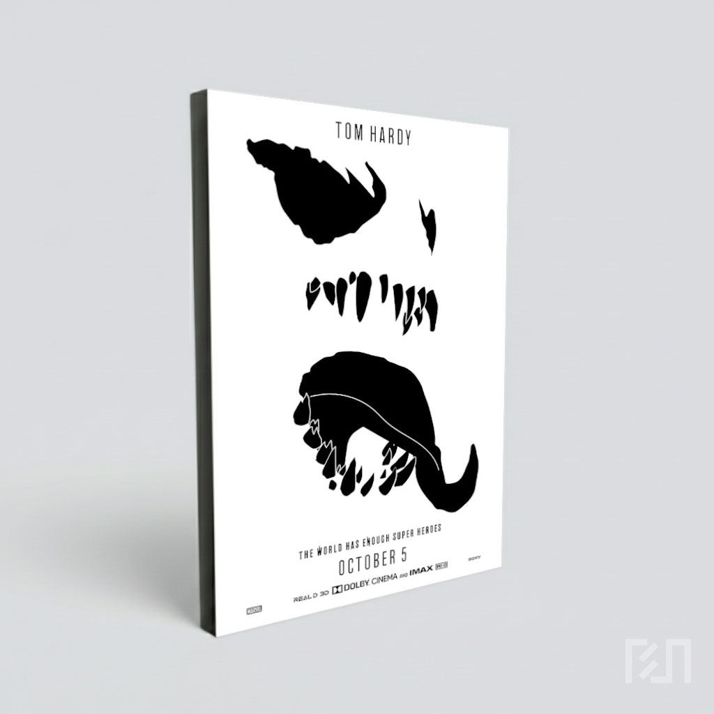 Poster Siluet Venom Marvel