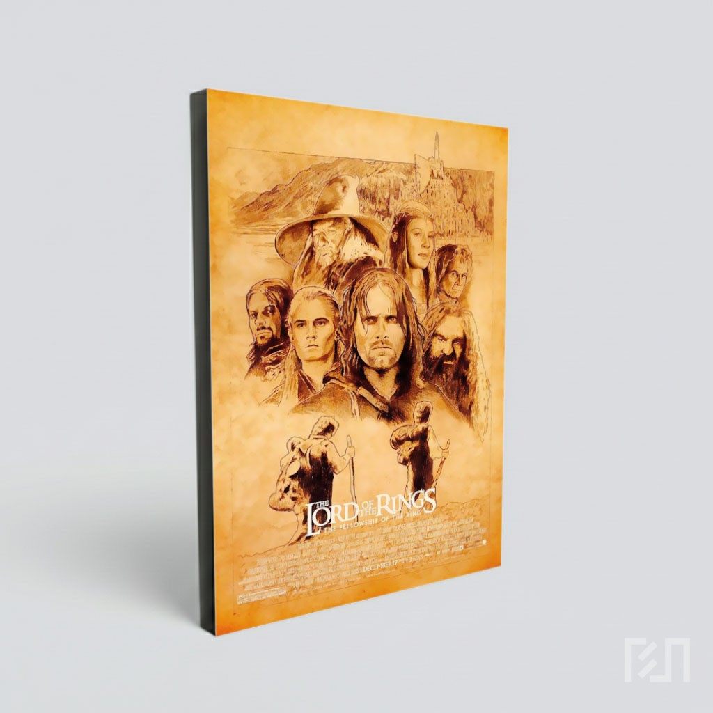 Poster Sketsa The Lord of the Rings