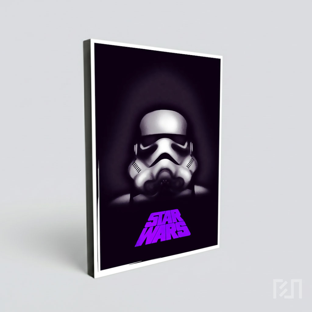 Poster Stormtrooper Star Wars Minimalis