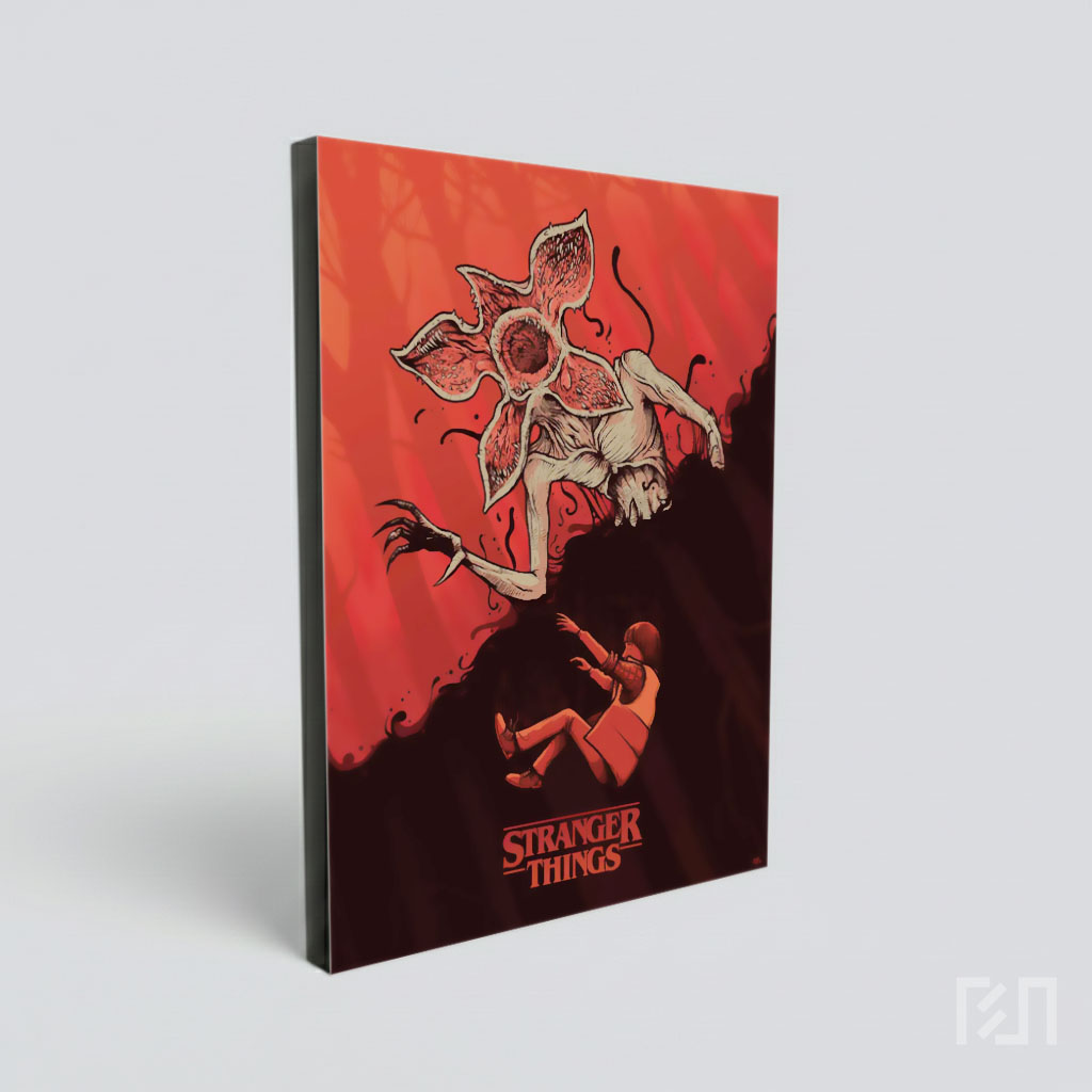 Poster Stranger Things Demogorgon dan Will