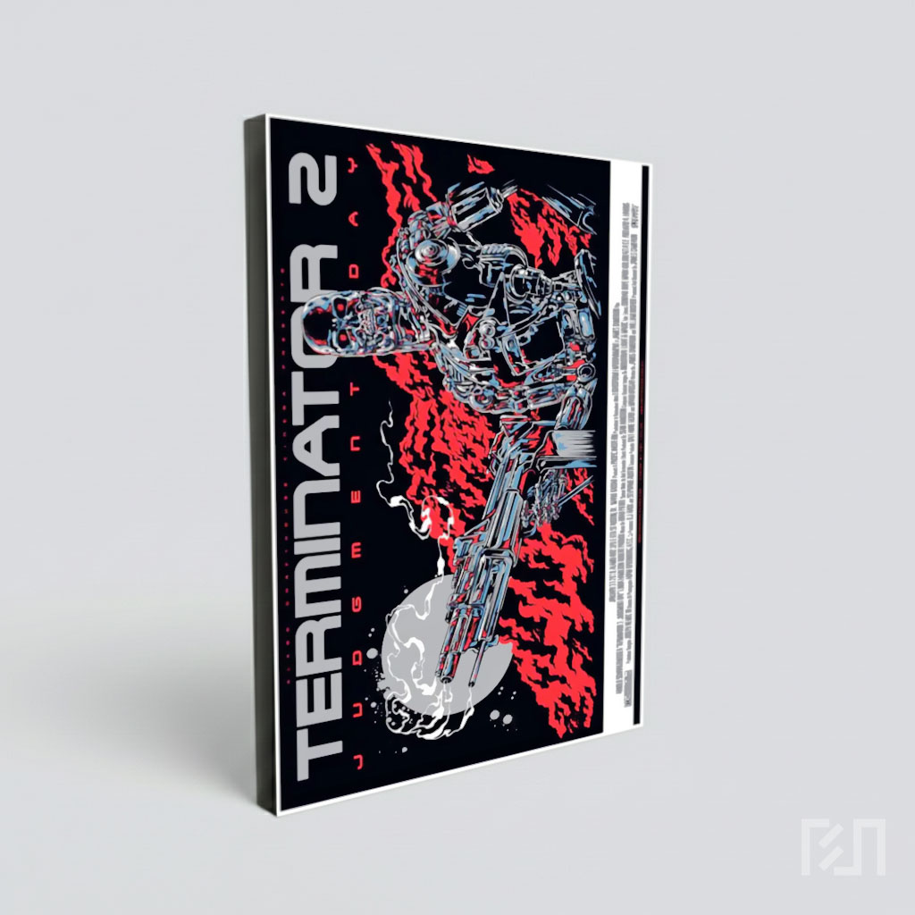 Poster Terminator 2 Judgment Day oleh Ken Taylor