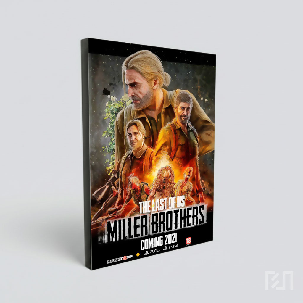 Poster The Last of Us Miller Brothers