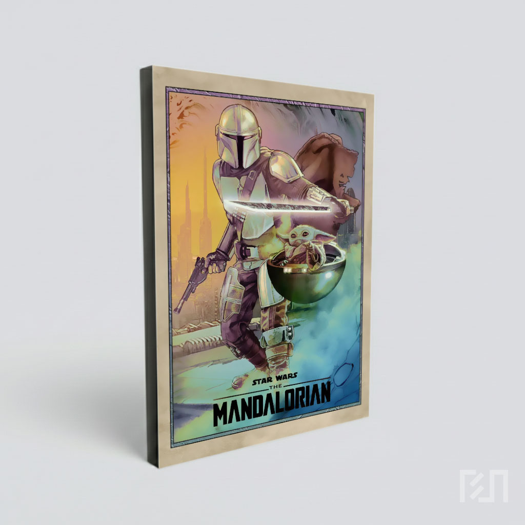 Poster The Mandalorian dan Grogu Star Wars