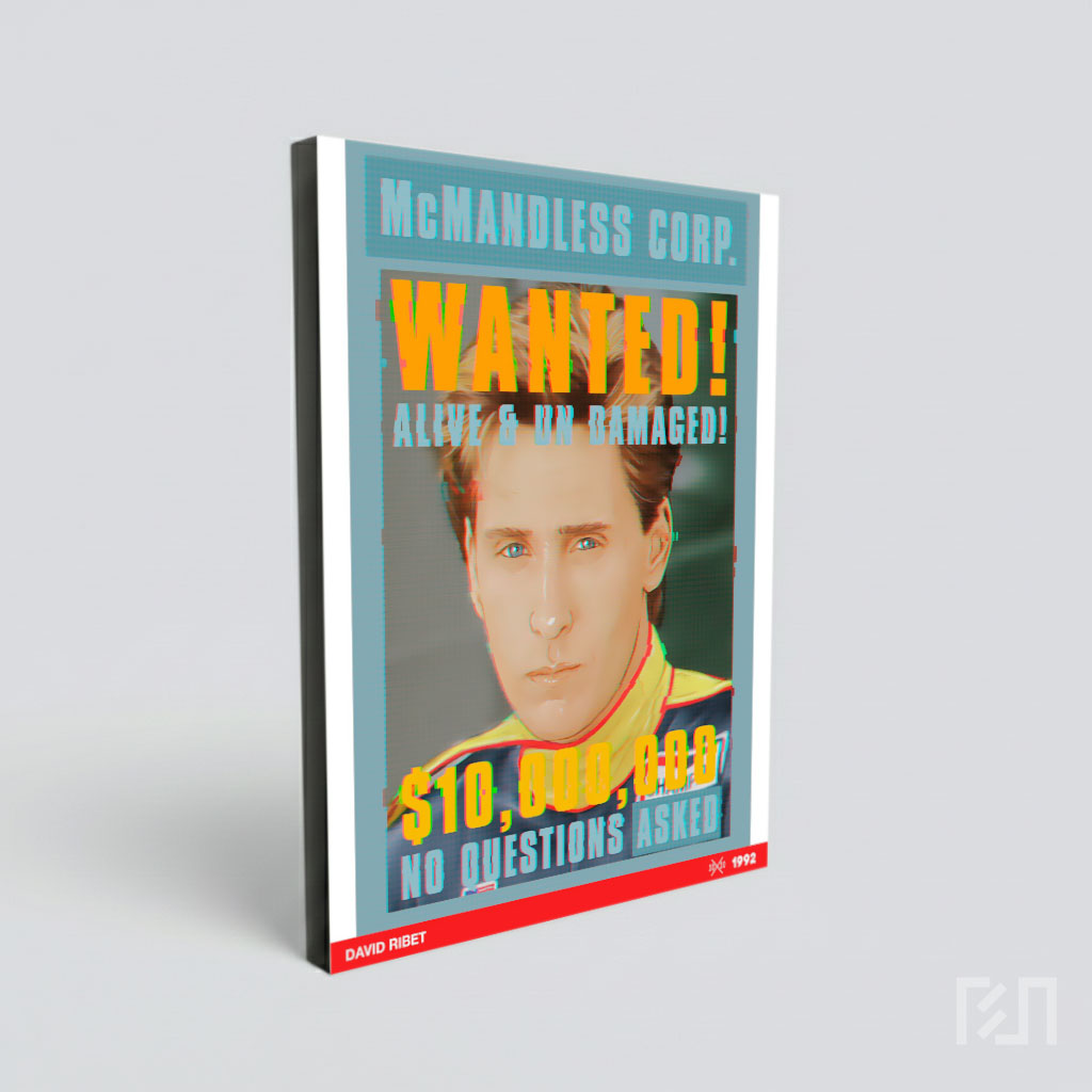 Poster Wanted Film Retro