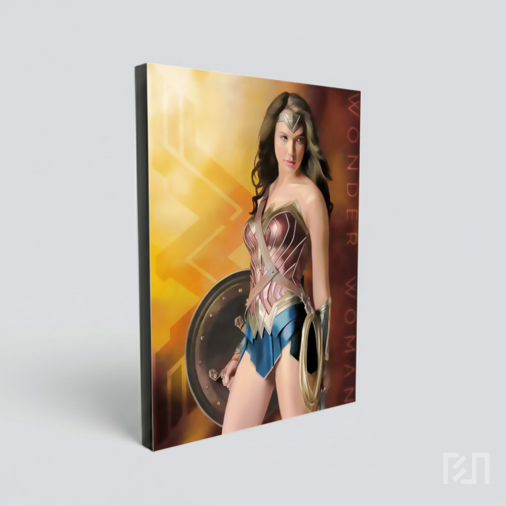 Poster Wonder Woman Gal Gadot Artwork DC Comics