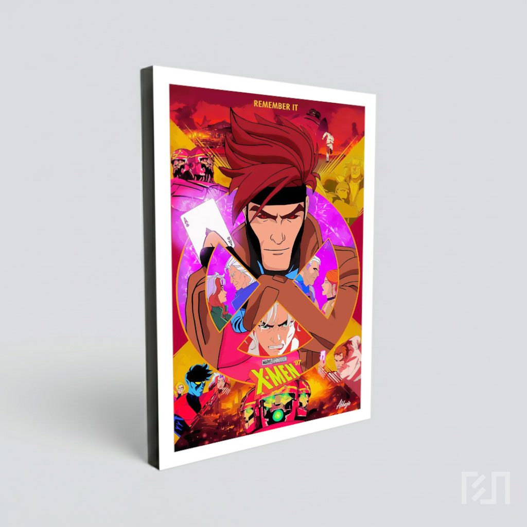 Poster X-Men '97 Menampilkan Gambit