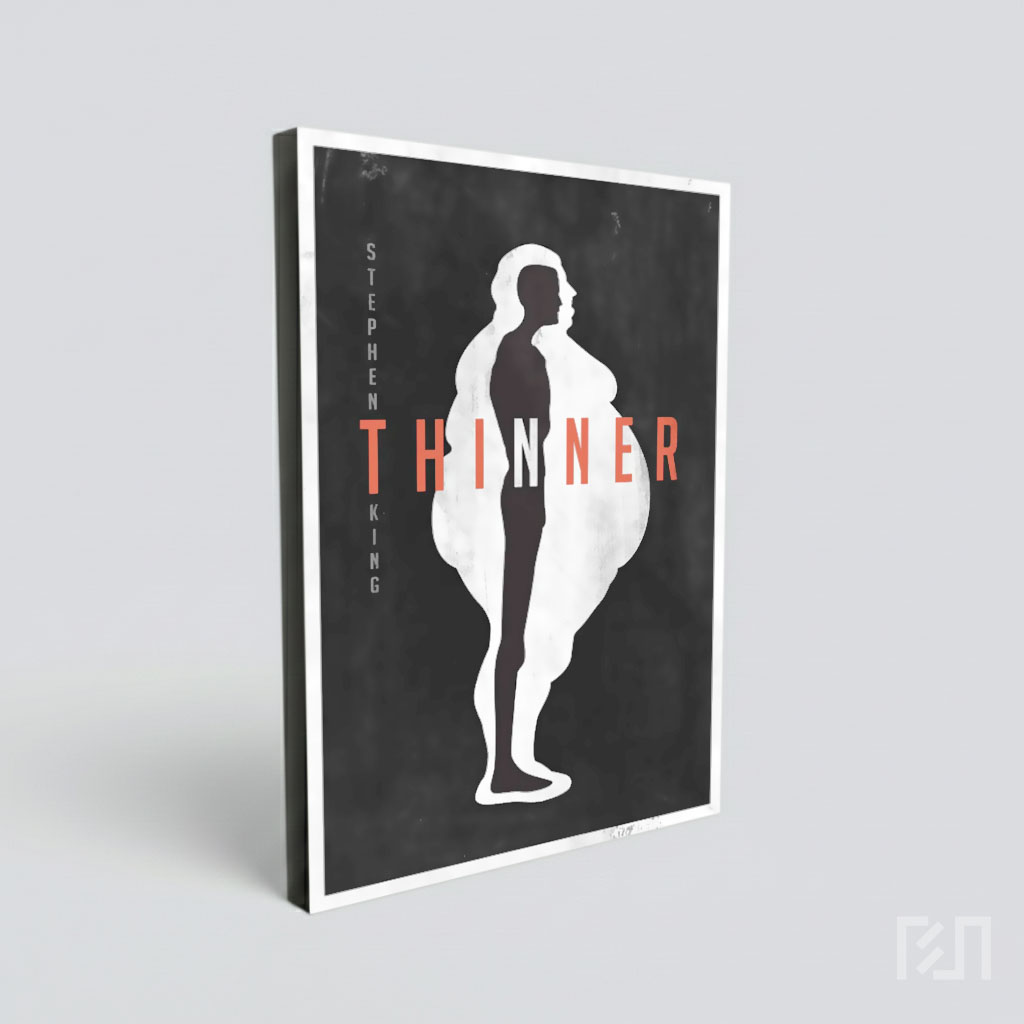 Sampul Buku Thinner Karya Stephen King